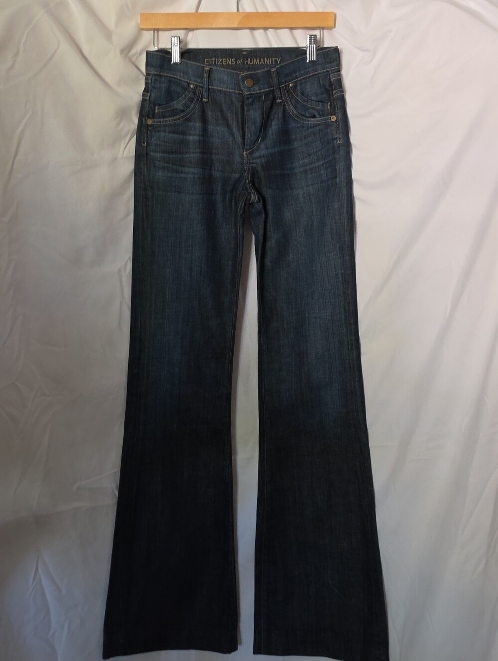 Womam's Dark Blue Flared Citizens Of Humanity Jeans